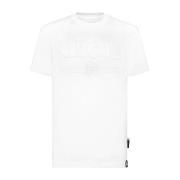 Philipp Plein Avslappnad Bomull T-shirt White, Herr