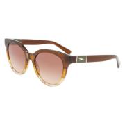 Longchamp Brun Acetat Solglasögon Brown, Dam