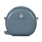 Vivienne Westwood Läder Axelväska Blue, Dam