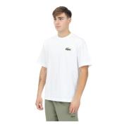 Lacoste Vita T-shirts och Polos Loose Fit White, Herr