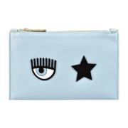 Chiara Ferragni Collection Stilren PU-väska Blue, Dam