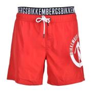 Bikkembergs Polyester Kostym för Män Red, Herr