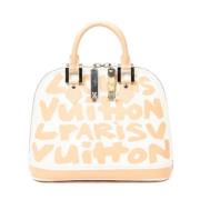 Louis Vuitton Vintage Pre-owned Laeder handvskor White, Dam