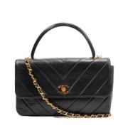 Chanel Vintage Pre-owned Laeder chanel-vskor Black, Dam