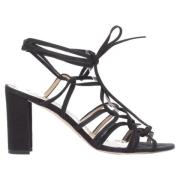 Manolo Blahnik Pre-owned Pre-owned Mocka klackskor Black, Dam