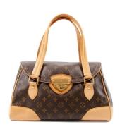 Louis Vuitton Vintage Pre-owned Canvas axelremsvskor Brown, Dam