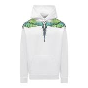 Marcelo Burlon Icon Wings Hoodie White, Herr