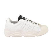 Adidas Lädersneakers med Gummisula White, Dam