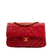 Chanel Vintage Pre-owned Laeder chanel-vskor Red, Dam