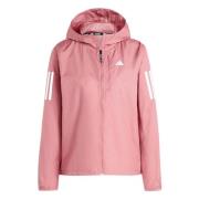 Adidas Own The Run Jacket Pink, Dam