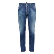 Dsquared2 Klassiska Denim Jeans för vardagsbruk Blue, Herr