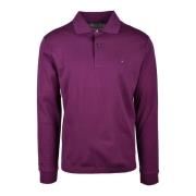 Ballantyne Bomull Polo Skjorta Purple, Herr