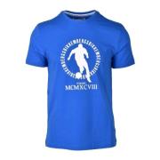 Bikkembergs Bomull Elastan T-shirt Blue, Herr