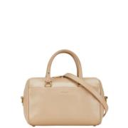 Saint Laurent Vintage Pre-owned Laeder handvskor Beige, Dam