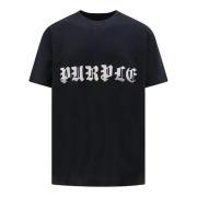 Purple Brand Gothic Wordmark T-shirt och Polo Black, Herr