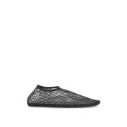 Christopher Esber Kristall Mesh Ballerina Flats Black, Dam