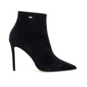 Elisabetta Franchi Mocka Ankelboots i Mocka Black, Dam