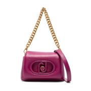 Liu Jo Fuchsia Eco Läder Crossbody Väska Pink, Dam