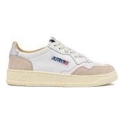 Autry Retro Silvervita Sneakers White, Dam