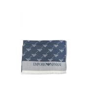 Emporio Armani Stiligt Halsduk Blue, Herr