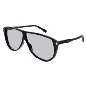 Saint Laurent Svarta Aviator Gaspar Solglasögon Black, Unisex