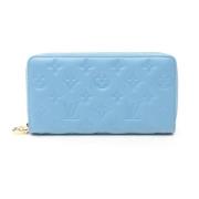 Louis Vuitton Vintage Pre-owned Laeder plnbcker Blue, Dam