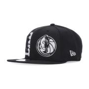 New Era Dallas Mavericks Flat Skärm Snapback Keps Black, Unisex