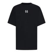 44 Label Group Svart Bomull Logo Print T-shirt Black, Herr