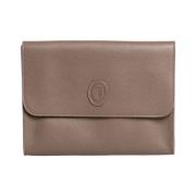 Trussardi Stilig Pochette med Magnetknappstängning Brown, Herr