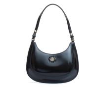 Tory Burch Svart polerade Robinson skor Black, Dam