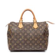 Louis Vuitton Vintage Pre-owned Canvas handvskor Brown, Dam