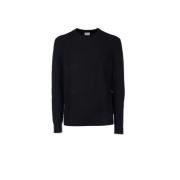 Calvin Klein Merino Ribbstickad Tröja Black, Herr