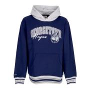 Mitchell & Ness Georgetown Hoyas Vintage Logo Hoodie Blue, Herr