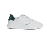 Philippe Model Grön Velvet Temple Sneakers White, Herr