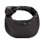 Bottega Veneta Mini Jodie Guld Axelväska Black, Dam