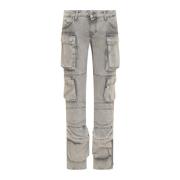 The Attico Tapered Trousers Gray, Dam