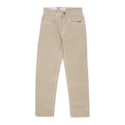 Amish Canvas Mud Dye Straight Leg Byxor Beige, Herr