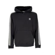 Adidas Stripes Hoodie Svart/Vit Långärmad Black, Herr