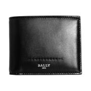 Bally Klassiskt Läder Plånbok Black, Herr