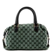 Gucci Vintage Pre-owned Canvas gucci-vskor Green, Dam