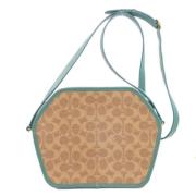 Coach Pre-owned Pre-owned Plast axelremsvskor Green, Dam