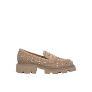 Alma EN Pena Moccasin studs track sole Brown, Dam