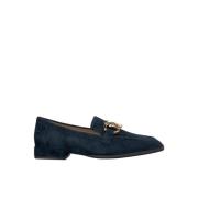 Alma EN Pena Platt loafer med stigbyglar Blue, Dam