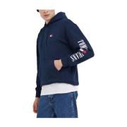 Tommy Hilfiger Retro Chic Arkiv Hoodie Blue, Herr