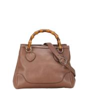 Gucci Vintage Pre-owned Laeder gucci-vskor Brown, Dam