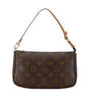 Louis Vuitton Vintage Pre-owned Laeder handvskor Brown, Dam