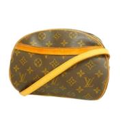 Louis Vuitton Vintage Pre-owned Tyg axelremsvskor Brown, Dam