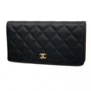 Chanel Vintage Pre-owned Laeder plnbcker Black, Dam