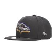 New Era Baltimore Ravens Grafit Snapback Keps Gray, Unisex