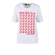 Love Moschino Tshirt White, Dam